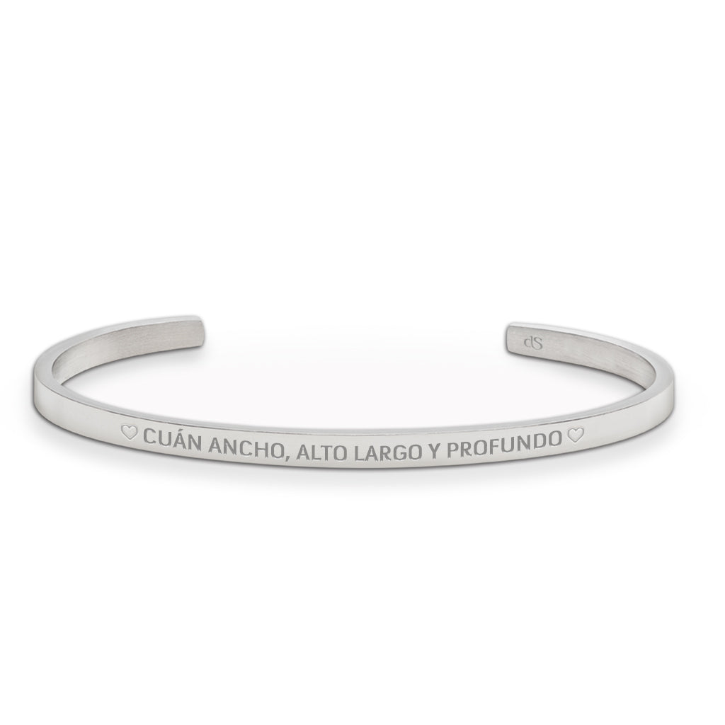 Pulsera ♡ cuan ancho, alto, largo y profundo ♡