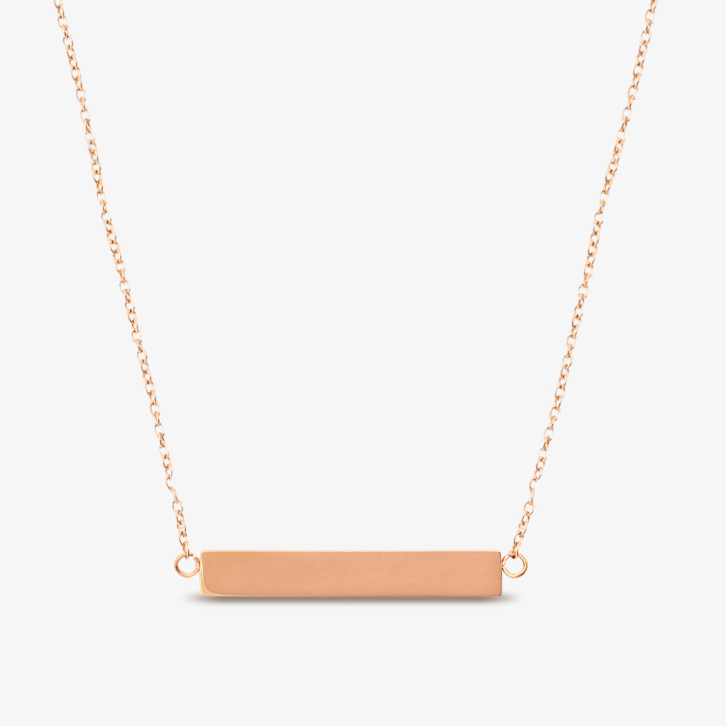 Spirit bar necklace personalizada