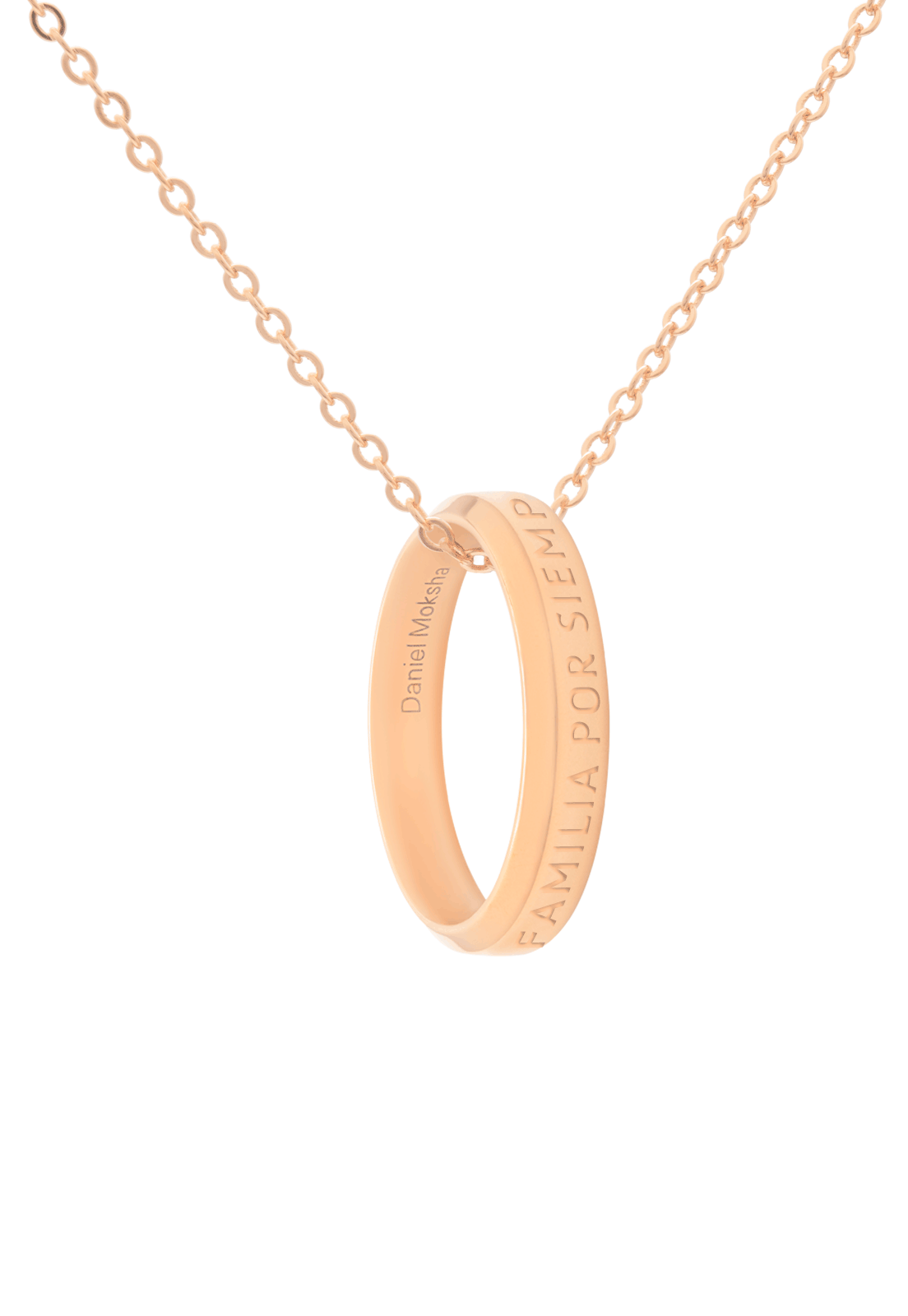 Anillo Familia por siempre Oro Rosa Daniel Moksha