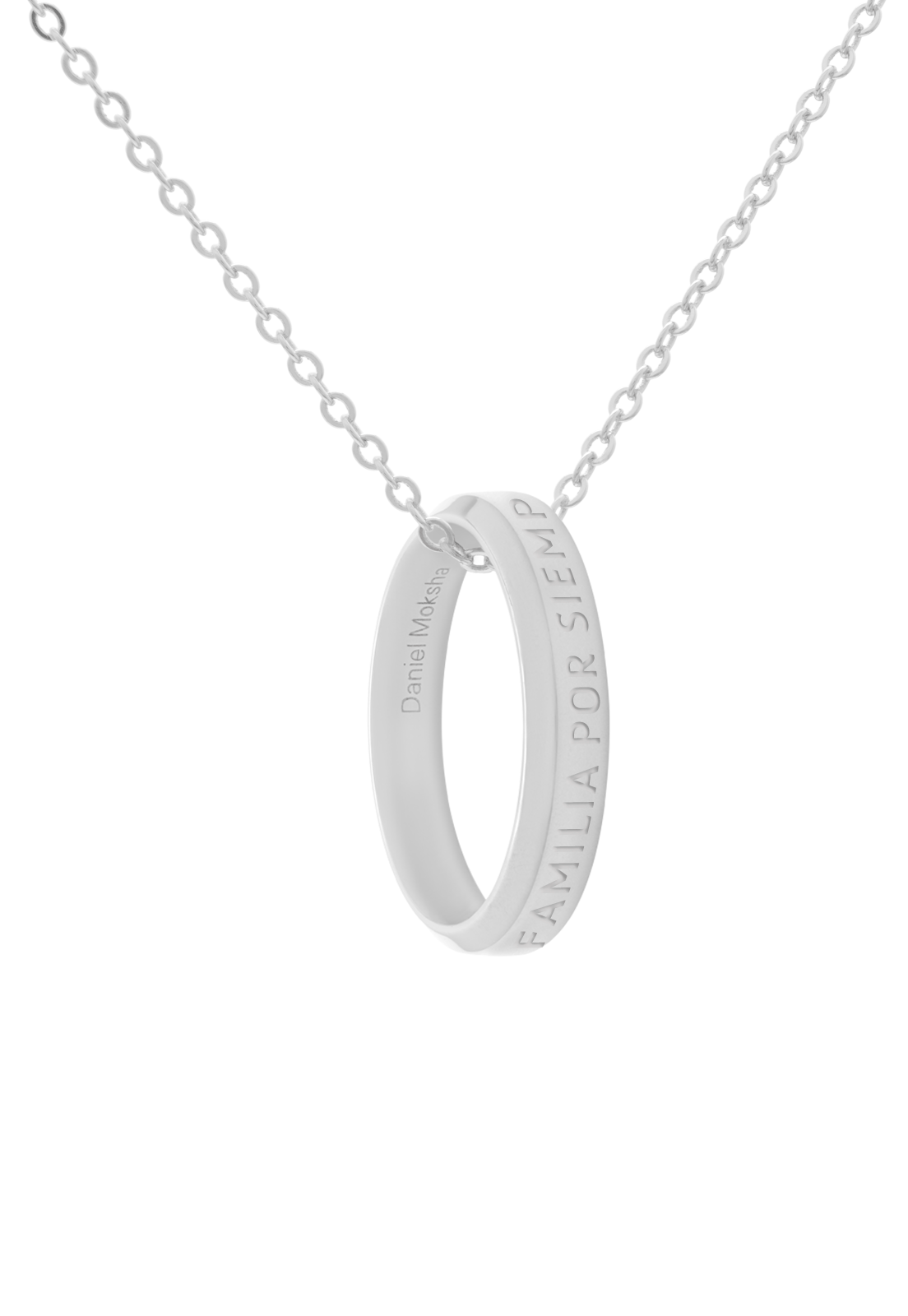Anillo Familia por siempre Plata Daniel Moksha