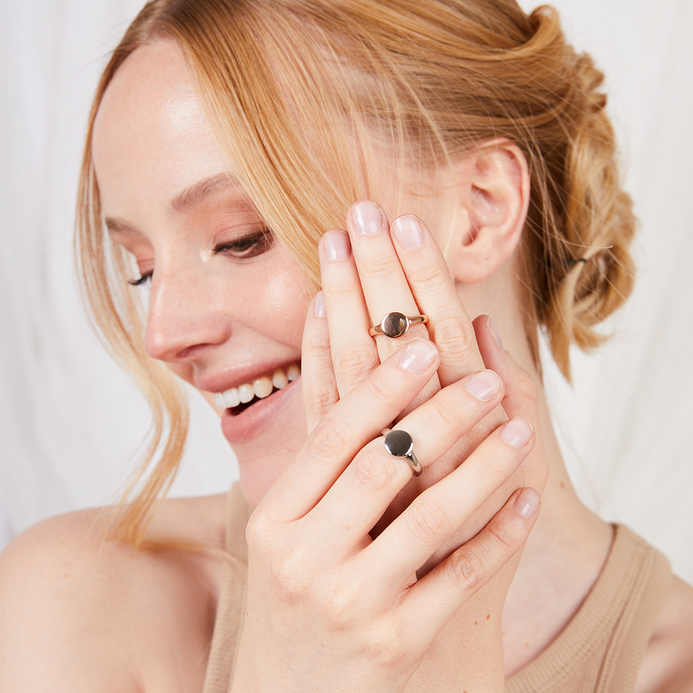 anillo signet personalizado