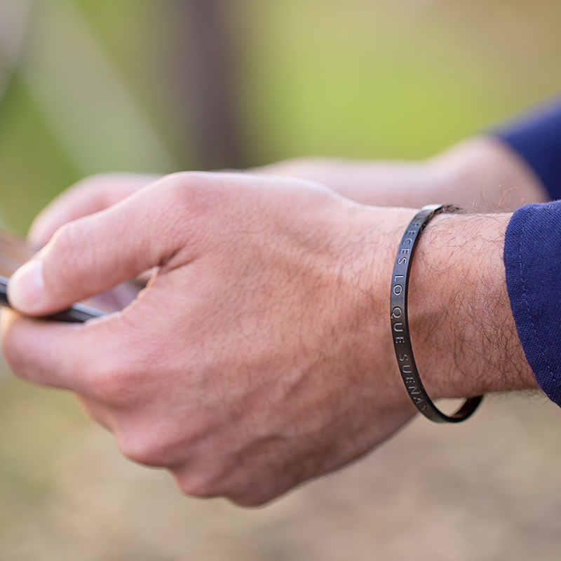 Pulsera Ho'oponopono (Hombre sin tinta negra) Daniel Moksha