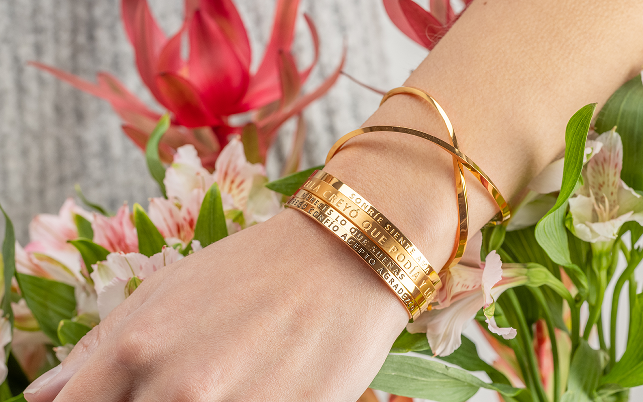 Pulsera Amigas por Siempre (Gruesa sin tinta negra) Daniel Moksha