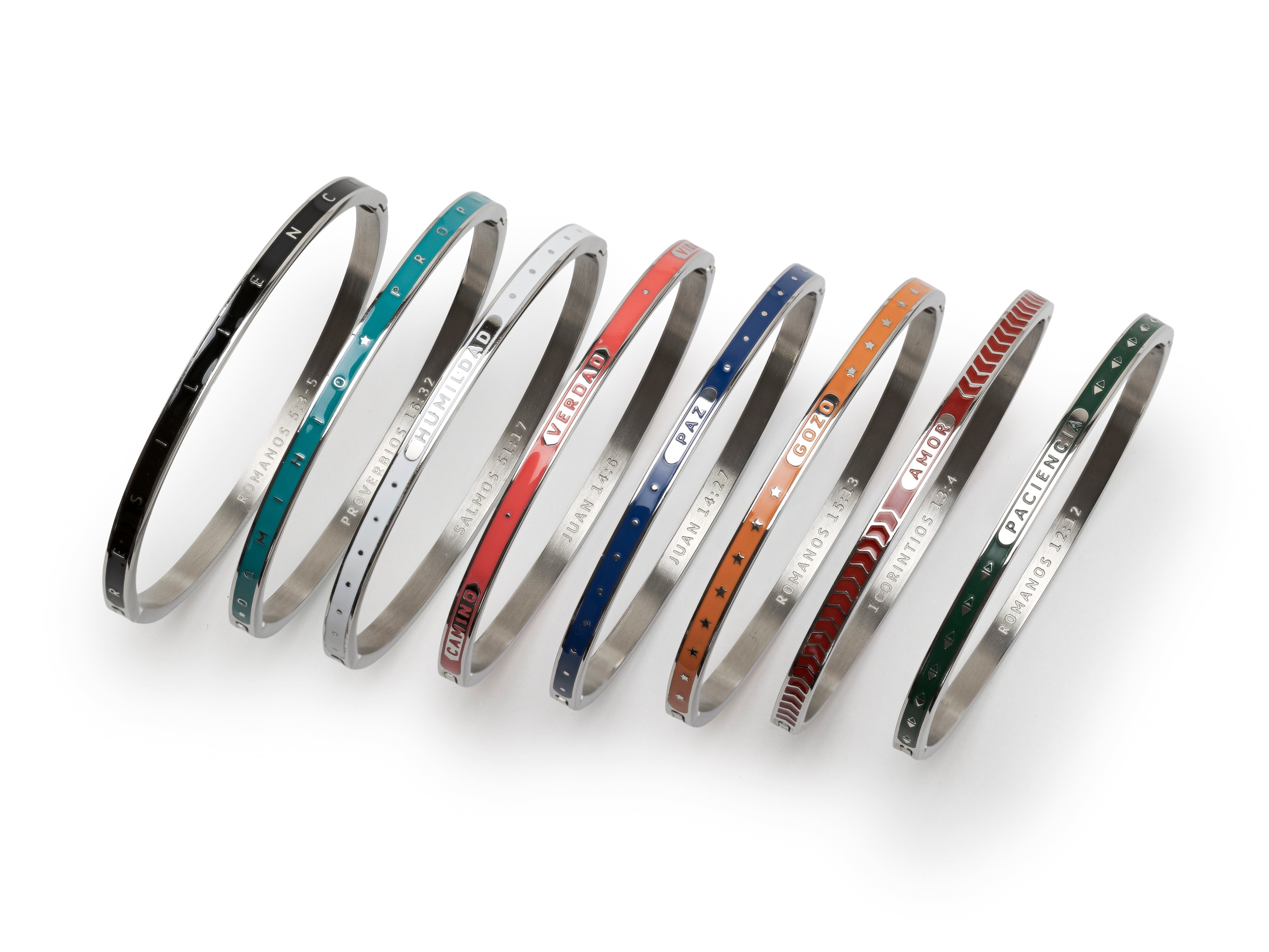 Colección pulseras de color