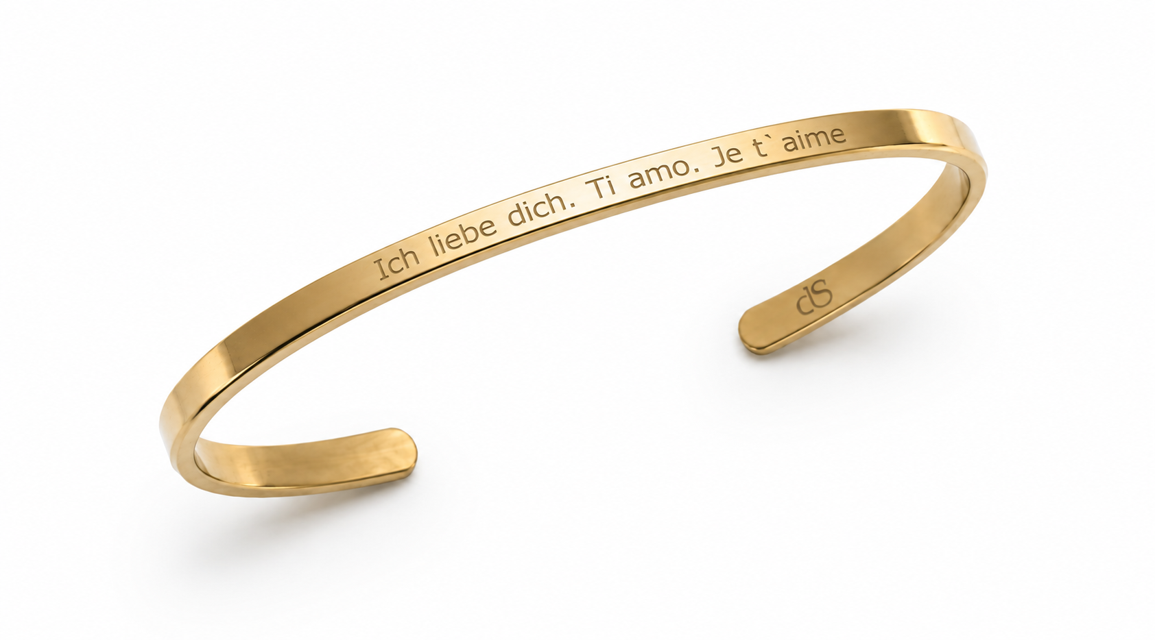 Pulsera Ich liebe dich. Ti amo. Je t`aime