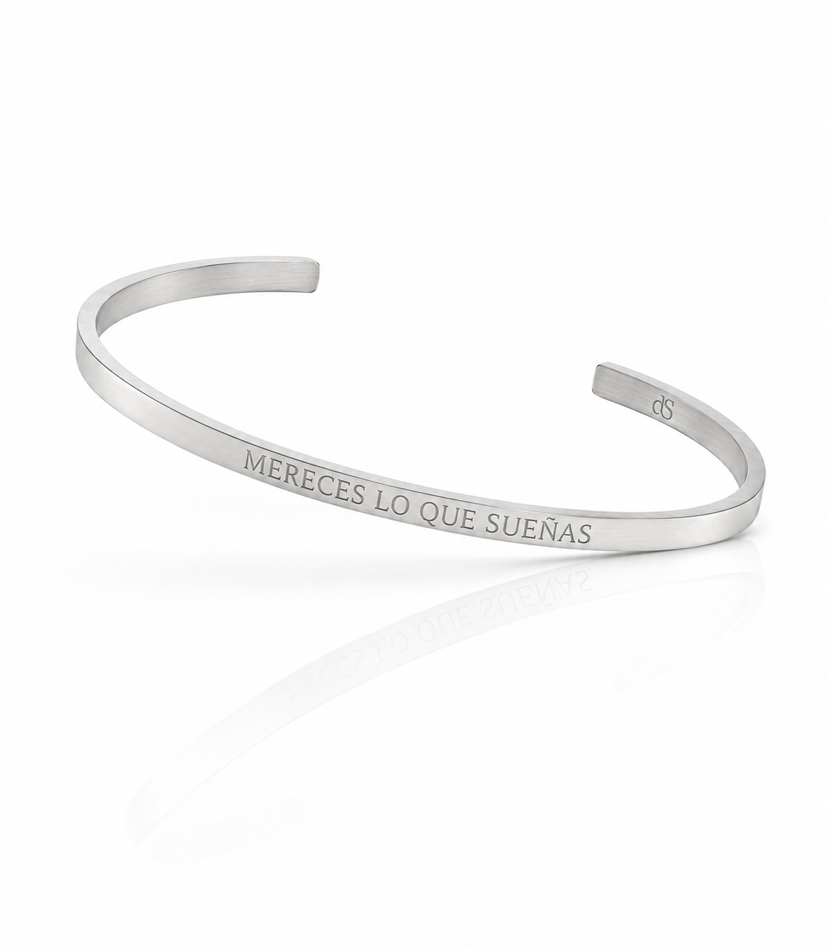 Pulsera Mereces lo que sueñas (sin tinta negra)