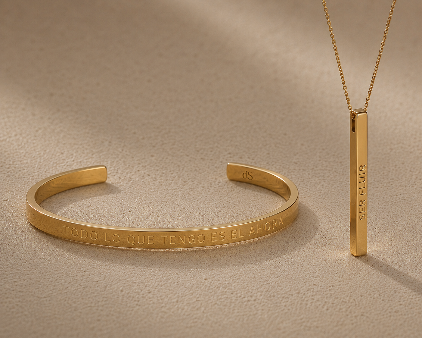 Pack alma gemela (Pulsera + collar barrita)