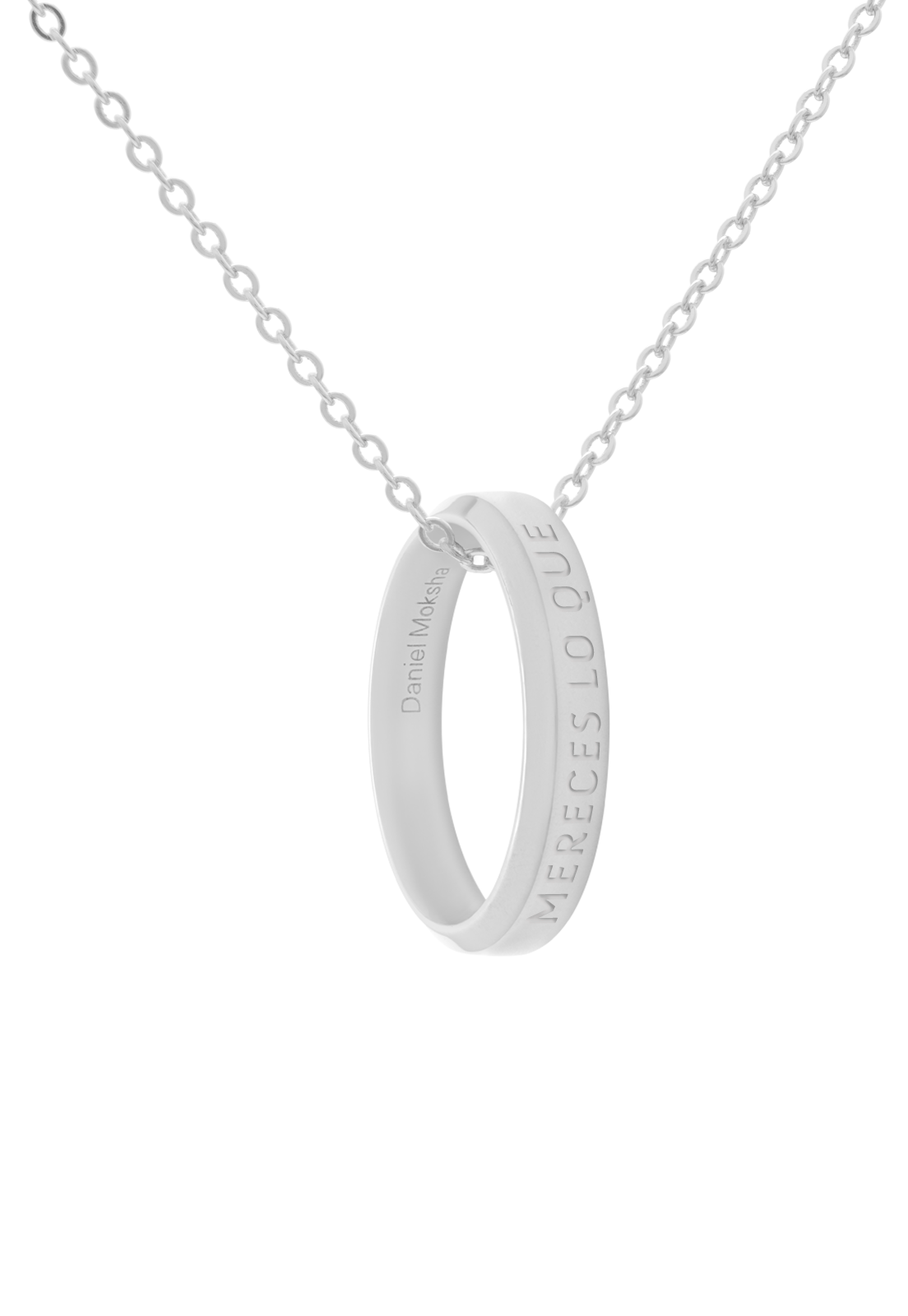 Anillo Mereces lo que sueñas Plata Daniel Moksha