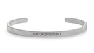 Pulsera Ho'oponopono (Hombre sin tinta negra) Plata Daniel Moksha