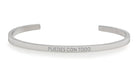 Pulsera Puedes con todo (sin tinta) Plata Daniel Moksha