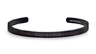 Pulsera Elijo ser feliz (Hombre sin tinta negra)  Negra Daniel Moksha