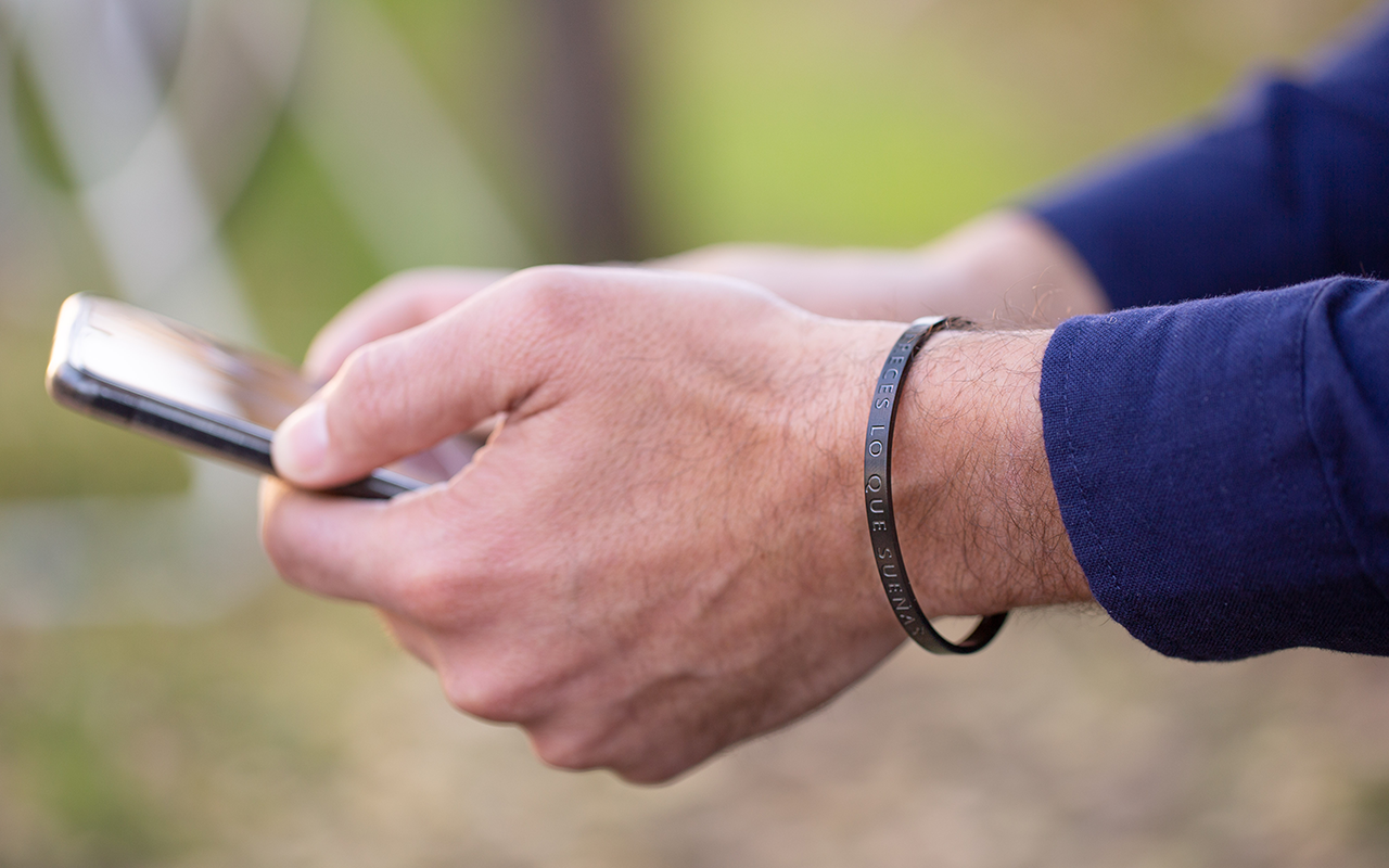 Pulsera Ho'oponopono (Hombre sin tinta negra)  Daniel Moksha